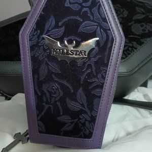 Killstar velvet coffin wallet